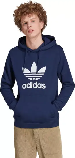 Adidas: Синяя толстовка  Trefoil