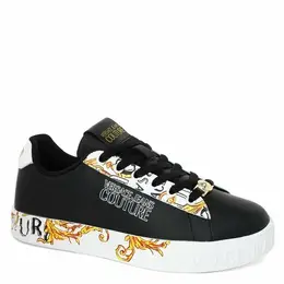 Versace Jeans: Чёрные кроссовки 