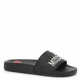 LOVE MOSCHINO: Чёрные шлёпанцы 