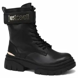 Just Cavalli: Чёрные ботинки 