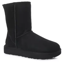 UGG: Чёрные угги  Classic Short II