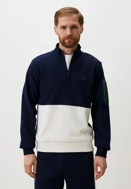 Lacoste: Синяя толстовка 