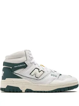 New Balance: Белые кроссовки 