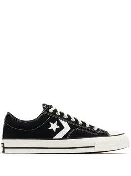 Converse: Чёрные кроссовки 