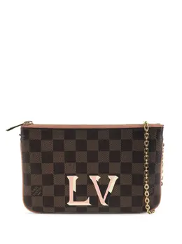 Louis Vuitton Pre-Owned: Коричневая сумка через плечо 