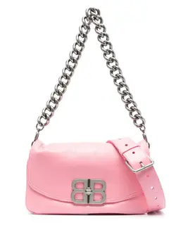 Balenciaga: Розовая сумка  BB