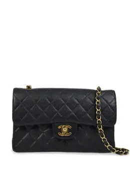 CHANEL Pre-Owned: Чёрная сумка 