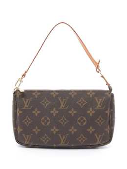 Louis Vuitton Pre-Owned: Коричневый клатч