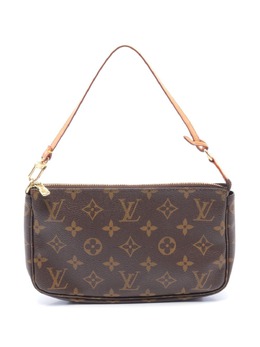 Louis Vuitton Pre-Owned: Коричневый клатч