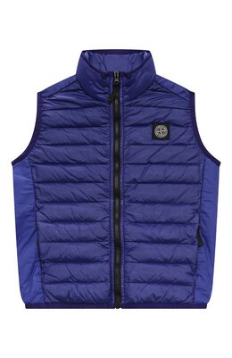 Stone Island: Фиолетовый жилет 