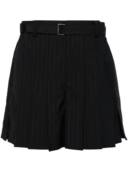 sacai: Чёрные шорты 