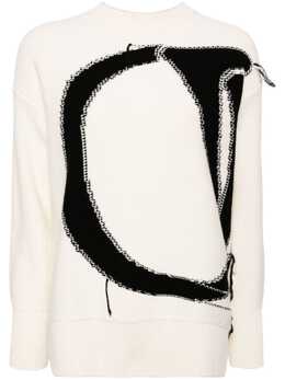 Off-White: Длинный свитер  OW
