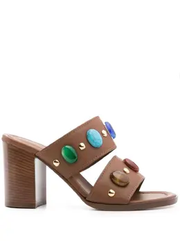 Gianvito Rossi: Коричневые сандалии 