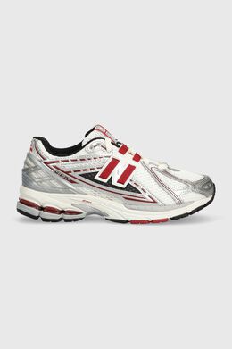 New Balance: Серые кроссовки 