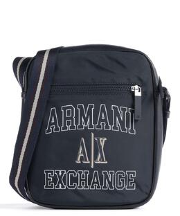 Armani Exchange: Синяя сумка 