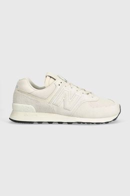 New Balance: Бежевые кроссовки  574