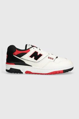 New Balance: Белые кроссовки  550