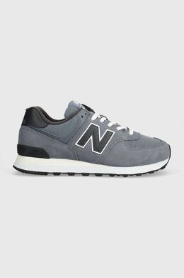 New Balance: Синие кроссовки  574