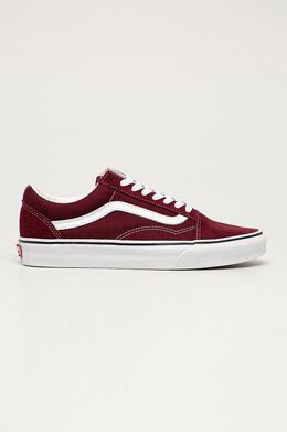 Vans: Бордовые кроссовки 