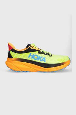 HOKA: Зелёные кроссовки 