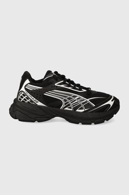 PUMA: Чёрные кроссовки 