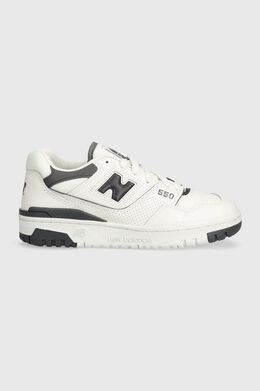 New Balance: Белые кроссовки  550