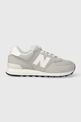 New Balance: Серые кроссовки  574