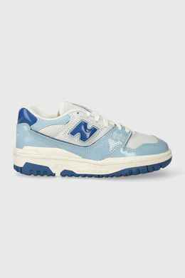 New Balance: Синие кроссовки  550