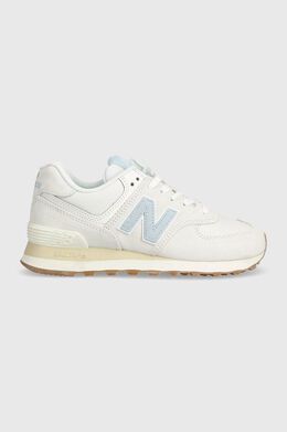 New Balance: Серые кроссовки  574