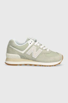 New Balance: Серые кроссовки  574