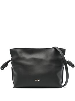 Loewe: Чёрный клатч Flamenco Mini