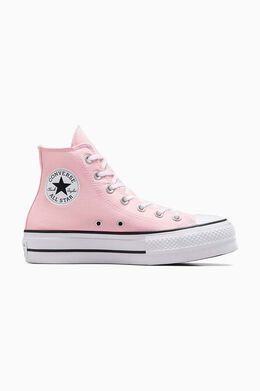 Converse: Розовые кроссовки  Chuck Taylor All Star Lift