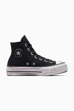 Converse: Чёрные кроссовки  Chuck Taylor All Star Lift