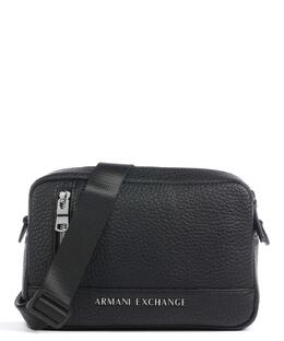 Armani Exchange: Чёрная сумка 