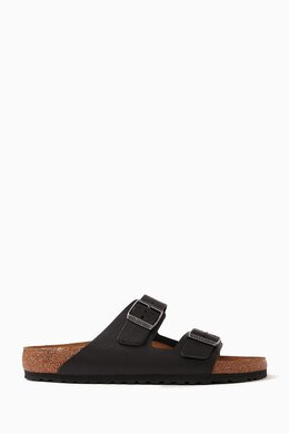 Birkenstock: Чёрные сандалии Arizona