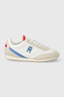 Tommy Hilfiger: Белые кроссовки  Runner