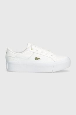 Lacoste: Белые кроссовки 
