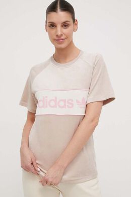 Adidas Originals: Футболка  Originals из велюра