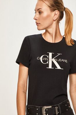 Calvin Klein Jeans: Чёрная футболка 