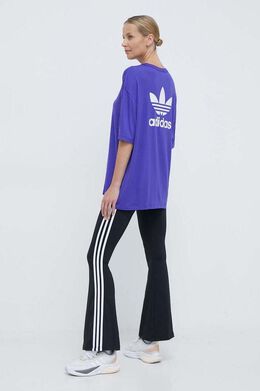 Adidas Originals: Фиолетовая футболка  Originals