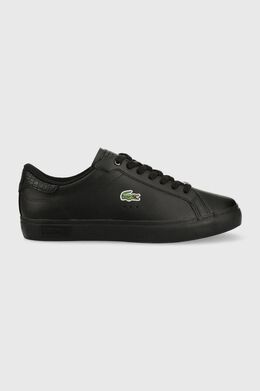 Lacoste: Чёрные кроссовки Powercourt