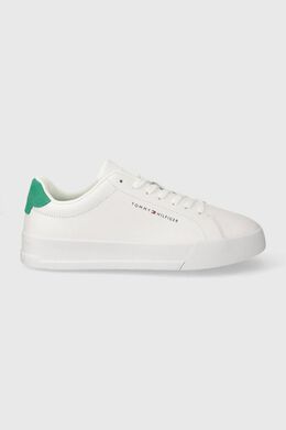 Tommy Hilfiger: Белые кроссовки  TH