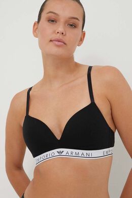 Emporio armani underwear: Чёрный бюстгальтер 