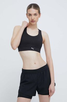 PUMA: Чёрный бюстгальтер 