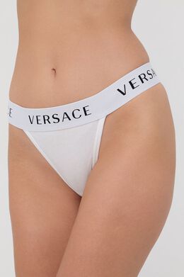 Versace: Белые трусы 