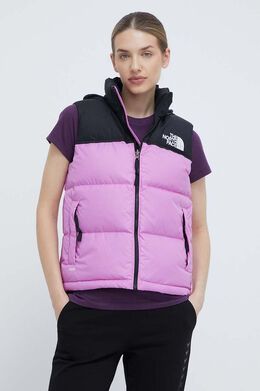 The North Face: Фиолетовый жилет  Nuptse