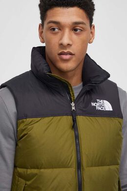 The North Face: Зелёный жилет  Nuptse