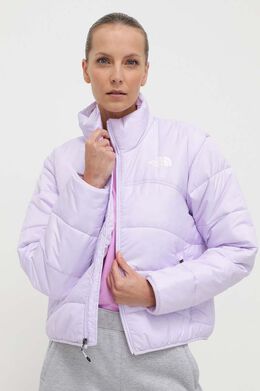 The North Face: Фиолетовая куртка 