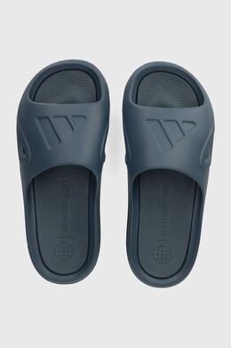 Adidas: Тёмные шлёпанцы 