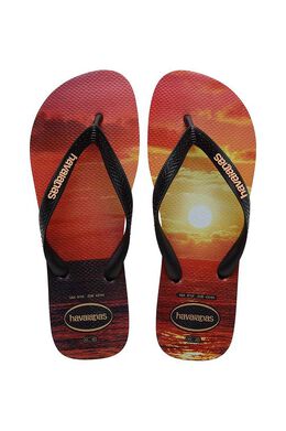 Havaianas: Чёрные шлёпанцы 